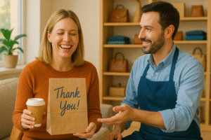 Customer pleased with personalized service